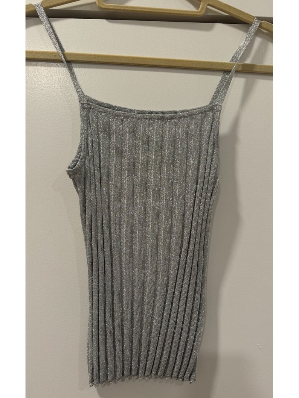 & Other Stories Small Silver Knit Cami